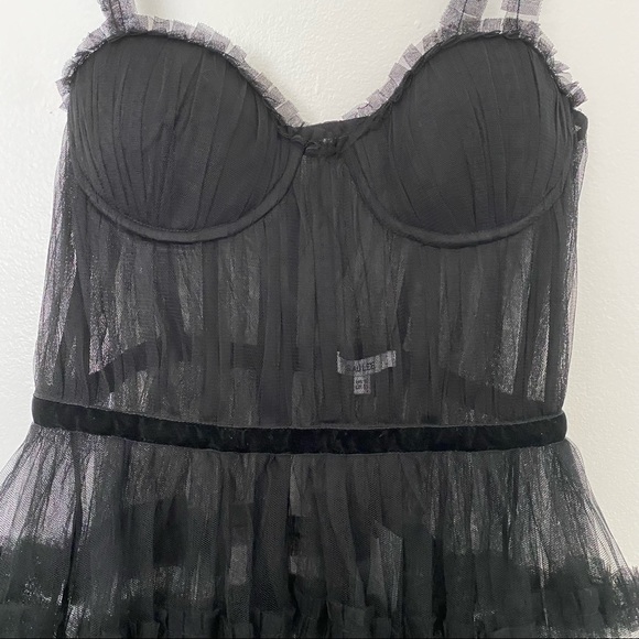 NWT SAU LEE Black Camille Gown - Picture 10 of 10